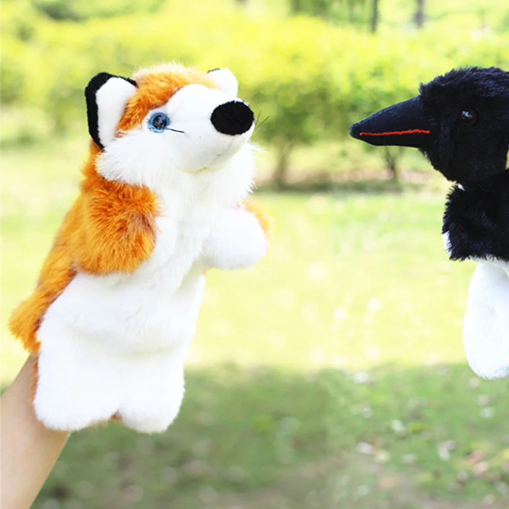 Toyandona Плюшевые Ручные куклы из лисы, мягкие пушистые животные, искусственная игра, рассказ историй, обучение (art.: 3920c86325cd6) - 3920c86325cd6