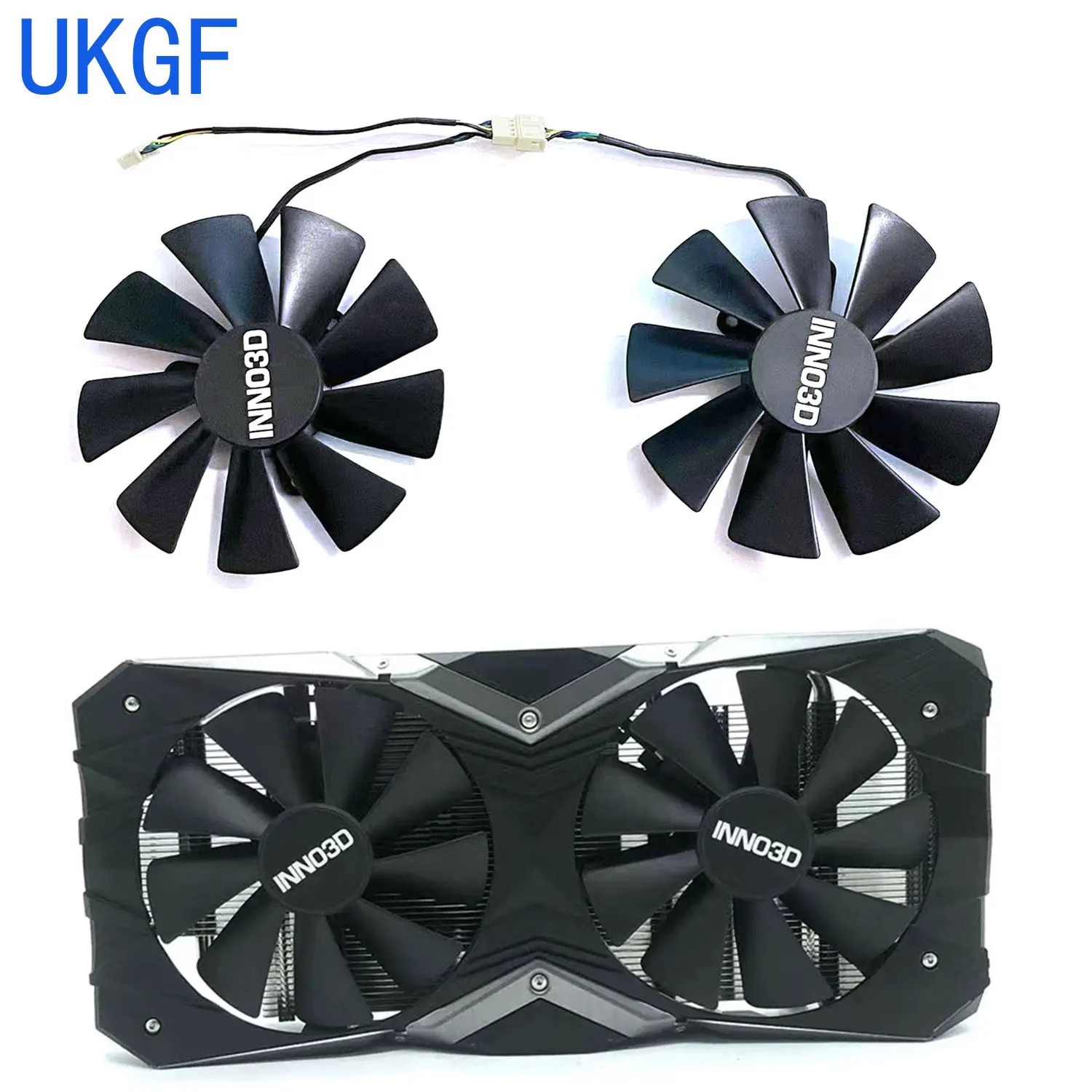 Совершенно новый GA92S2H 4PIN 95 мм DC 12 В 0.35A подходит для INNO3D RTX 2060 SUPER GAMING OC X2 Замена видеокарты