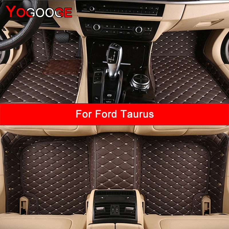 YOGOOGE пользовательские автомобильные коврики для Ford Taurus 2015-2023 авто ковры аксессуары для ног Coche