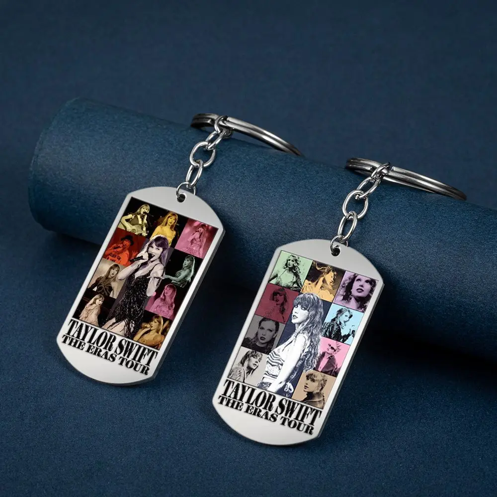 Брелок HNSP Taylor Swift Merch из нержавеющей стали для аксессуаров