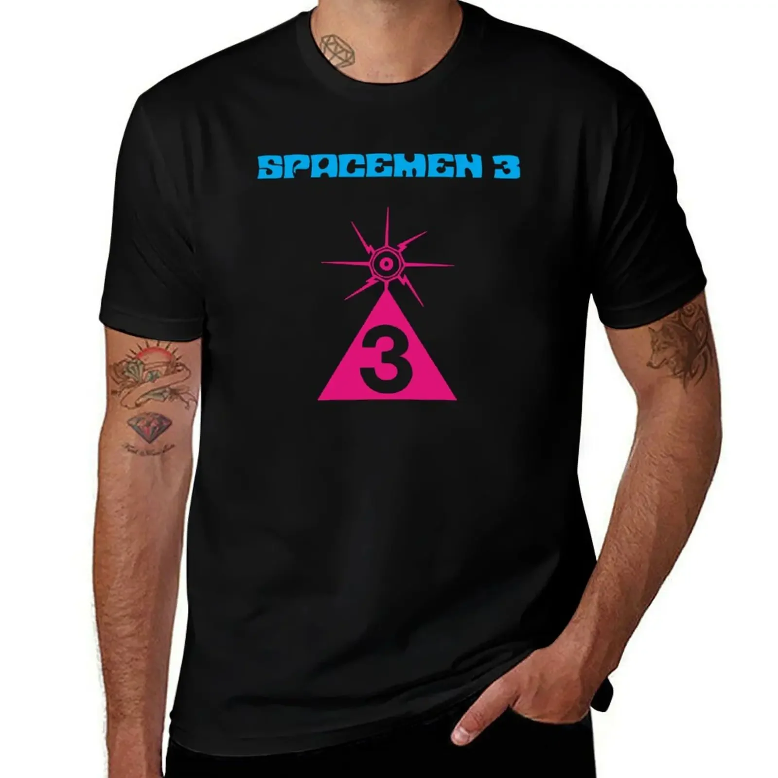 Футболка Spacemen 3, футболка с короткими рукавами, футболка с аниме, бутик одежды на день Святого Валентина, рубашки для мужчин