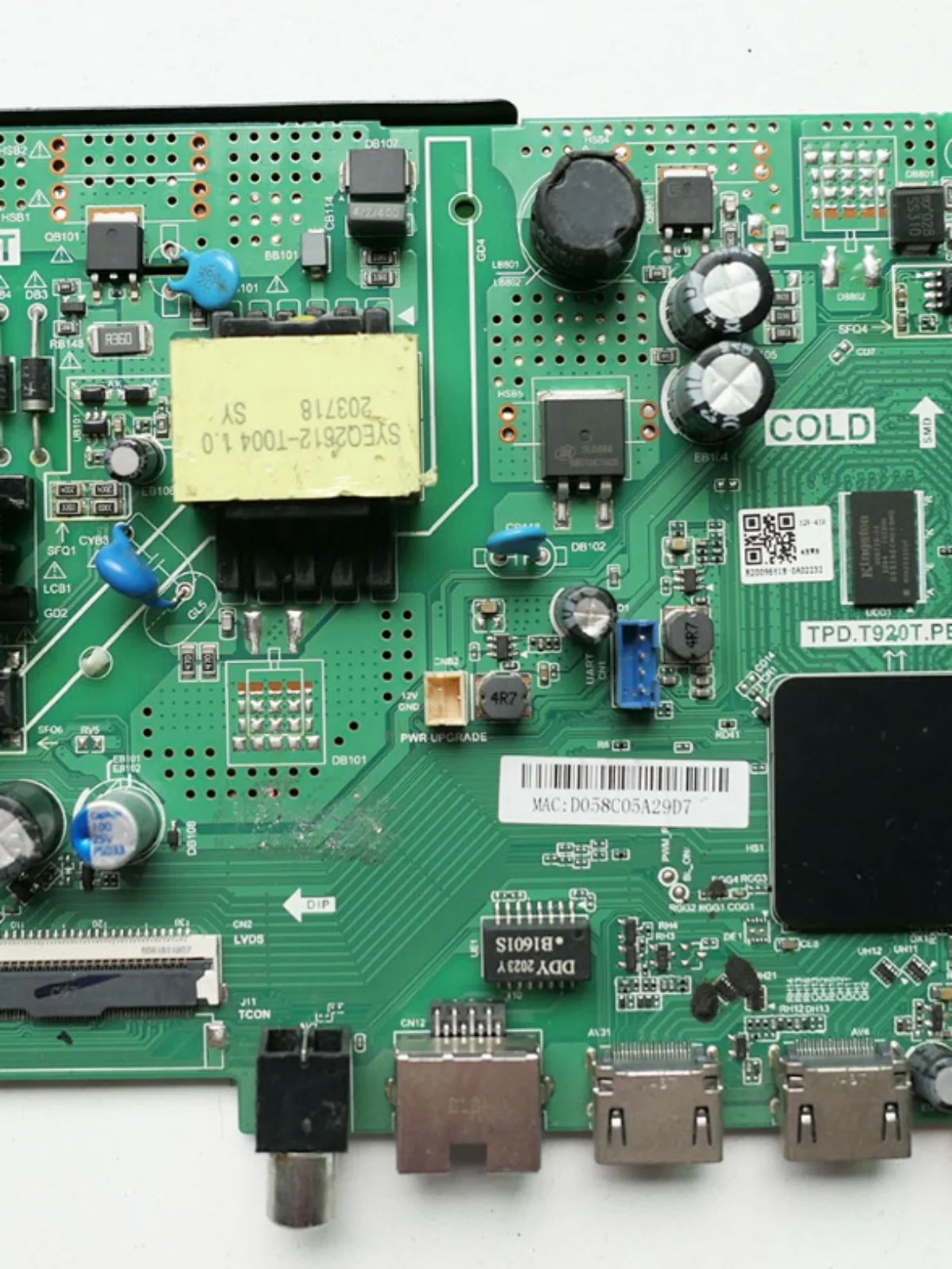 32V31 32K31A LE32C61 LE32A51J TPD.T920T.PB738 тест ОК плата материнская плата