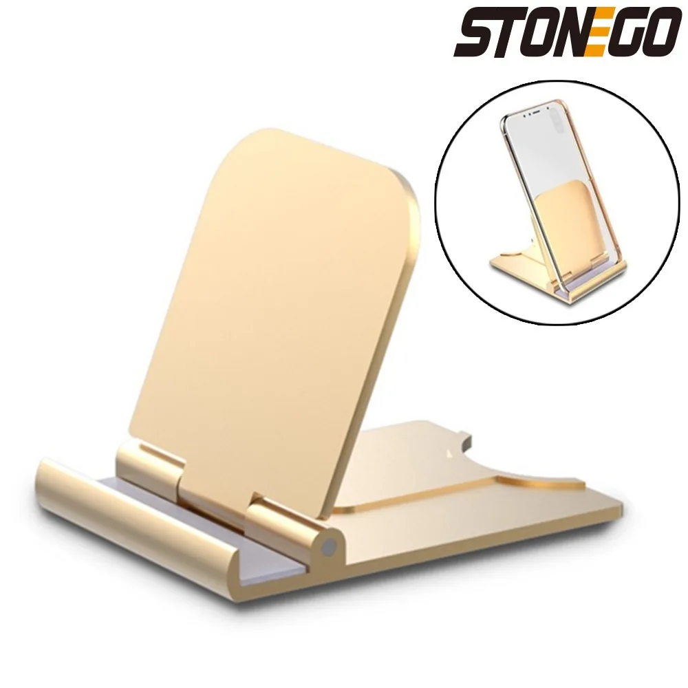 Универсальный держатель для планшетов STONEGO, настольный держатель для планшетов Iphone 13, IPad, Samsung, Регулируемая Складная Настольная подставка для сотового телефона