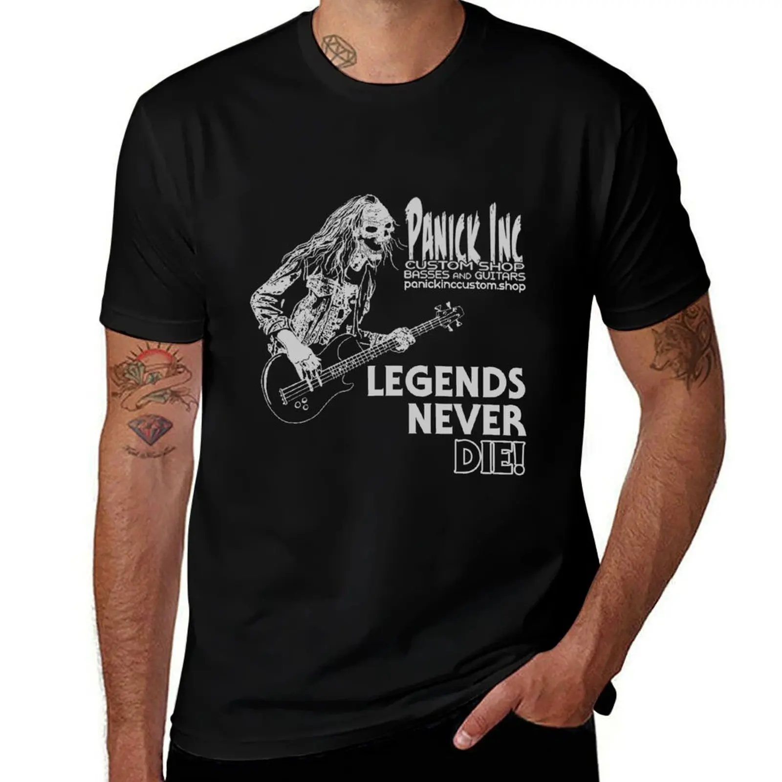 Panick Inc Legends Never Die! Футболка Cliff, хлопковая футболка, мужская футболка из 100% хлопка