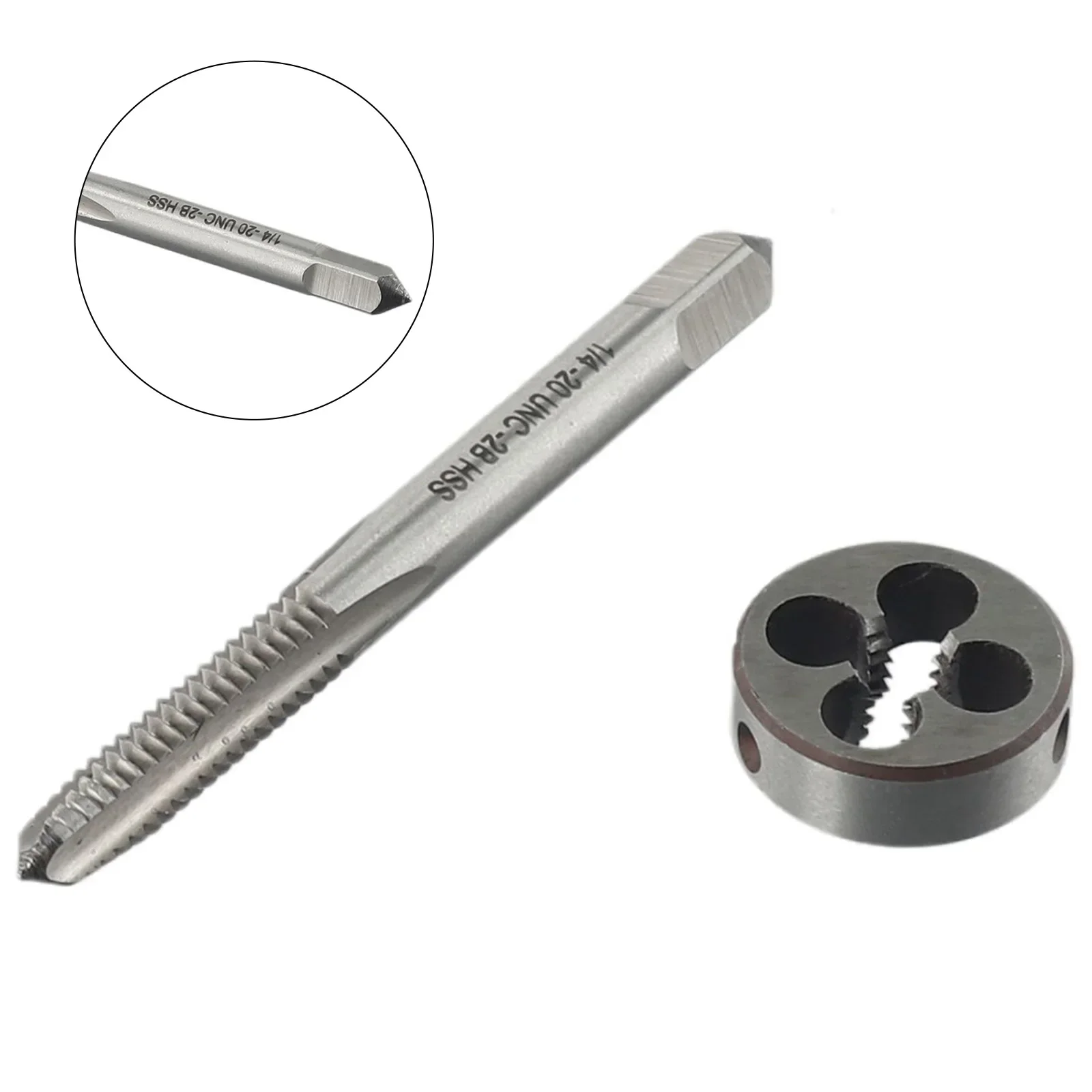 Die Tap Die Set высокоскоростная стальная машина R1/4 для правой руки 1/4-20UNC 1 шт. для намордника Высокое качество Портативный