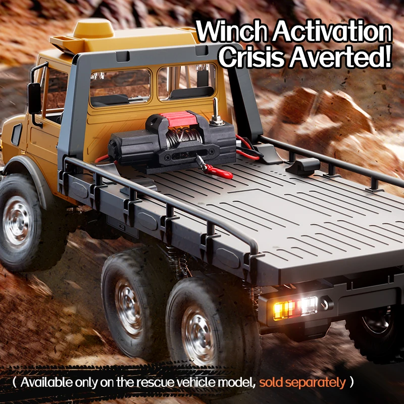 JJRC 1:18 6WD 2.4G Игрушечный спасательный автомобиль или транспортный автомобиль с дистанционным управлением подходит в качестве игрушечного подарка для мальчиков и взрослых. (art.: 3920d1ae37923) - 3920d1ae37923