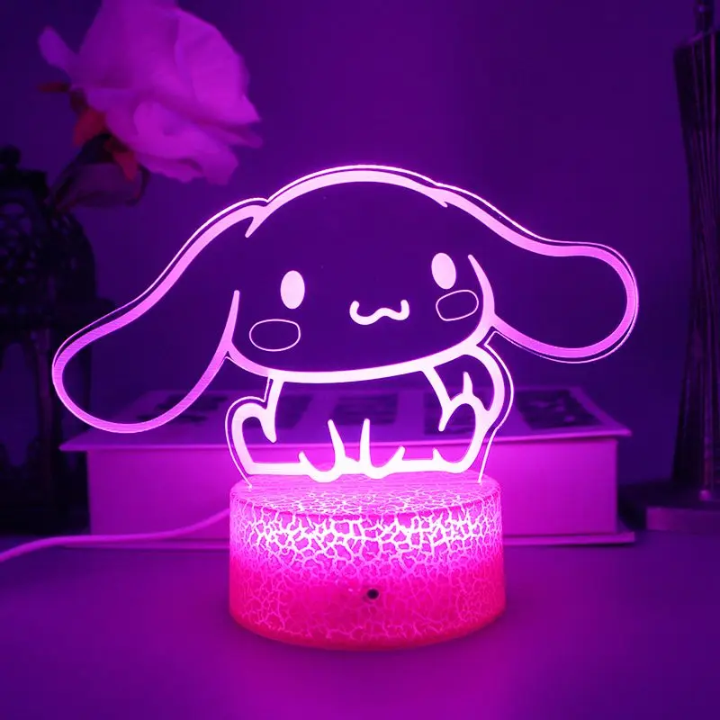 Фото Sanrio новый стиль креативное прикроватное украшение Cinnamoroll подарок на день рождения друг девушка спальня аура милое мультяшное украшение №4