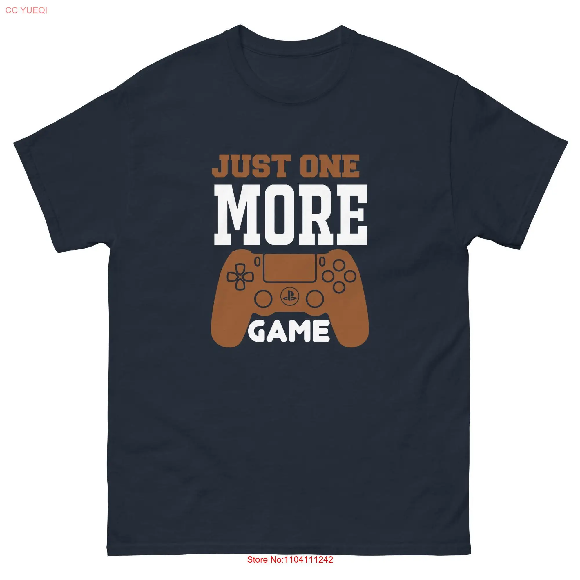 Футболка Just One More Game, любимая одежда для любителей видео, забавная игровая консоль, топ с длинными или короткими рукавами