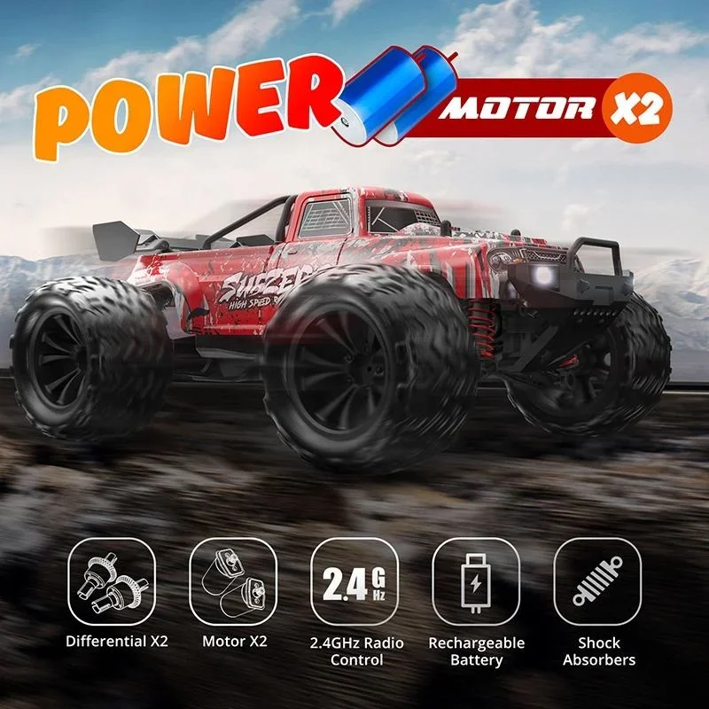 Фото 9500E/9501E 1:16 4x4 RC Багги - 40 км/ч Высокоскоростная игрушка-гусеничный по бездорожью №5