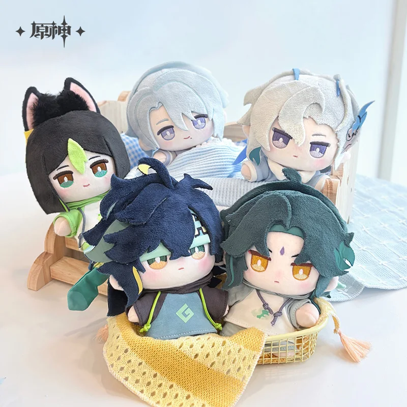 [Официальный товар] Предпродажа Genshin Impact Sweet Dream Whispers Series Neuvillette Xiao Плюшевые куклы Доставка в январе 2026 Предварительный заказ