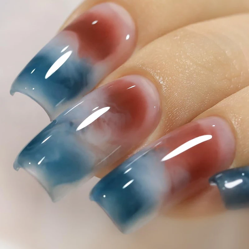﻿ BOZLIN 15 мл Прозрачный гель-лак с цветущей базой UV LED Soak Off Nail Art Polish For Spreading Effect Мраморная гель-краска Лак Топ (art.: 3920cb6c3efa1) - 3920cb6c3efa1