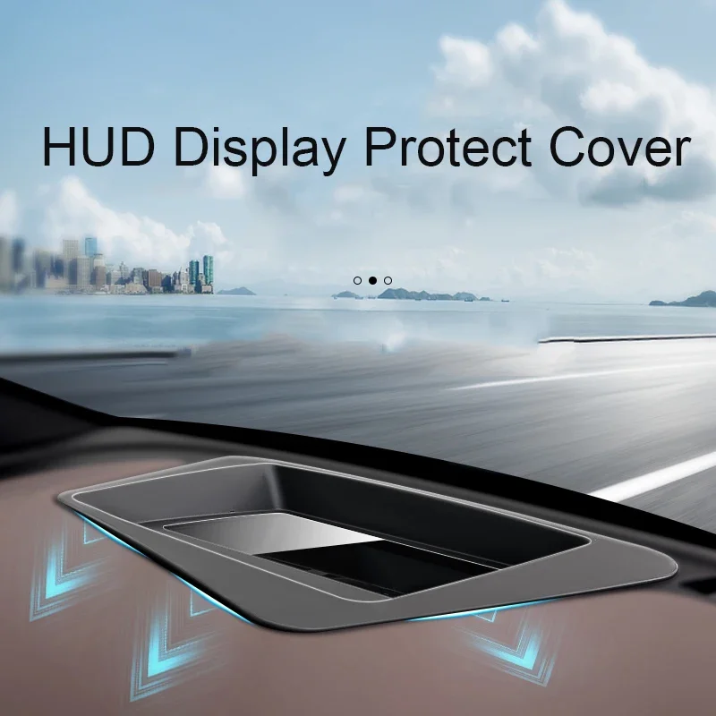 Фото Автомобильный HUD дисплей, защитный чехол, проекционный дисплей, светоотражающий защитный экран, пылезащитный автоаксессуар для BYD HAN EV 2022-2025 №4