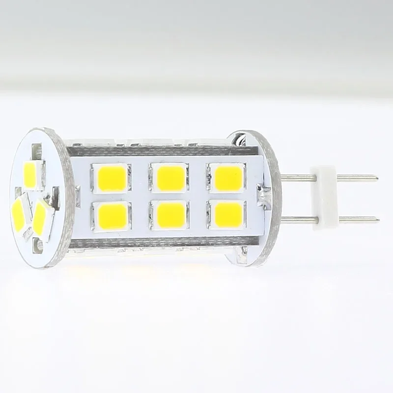 Фото Светодиодная лампа G4 27led 2835SMD высокой мощности 350LM DC10-30V/AC8-20V с регулируемой яркостью для лодки, морской прожектор, 5 шт./лот №4