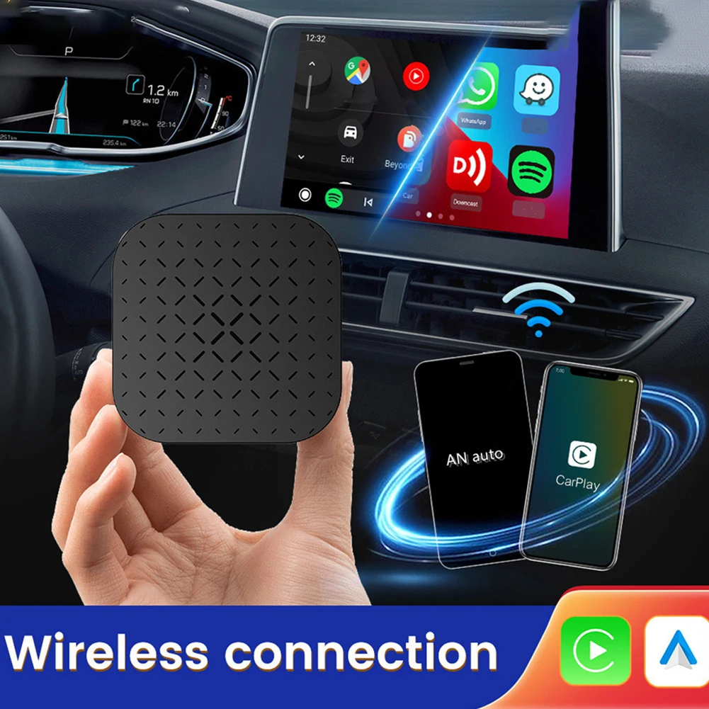 Dongle Carplay беспроводной адаптер беспроводной CarPlay Новый универсальный 1 шт. 2 Гб RAM + 16 Гб ROM Стандартный 11,0