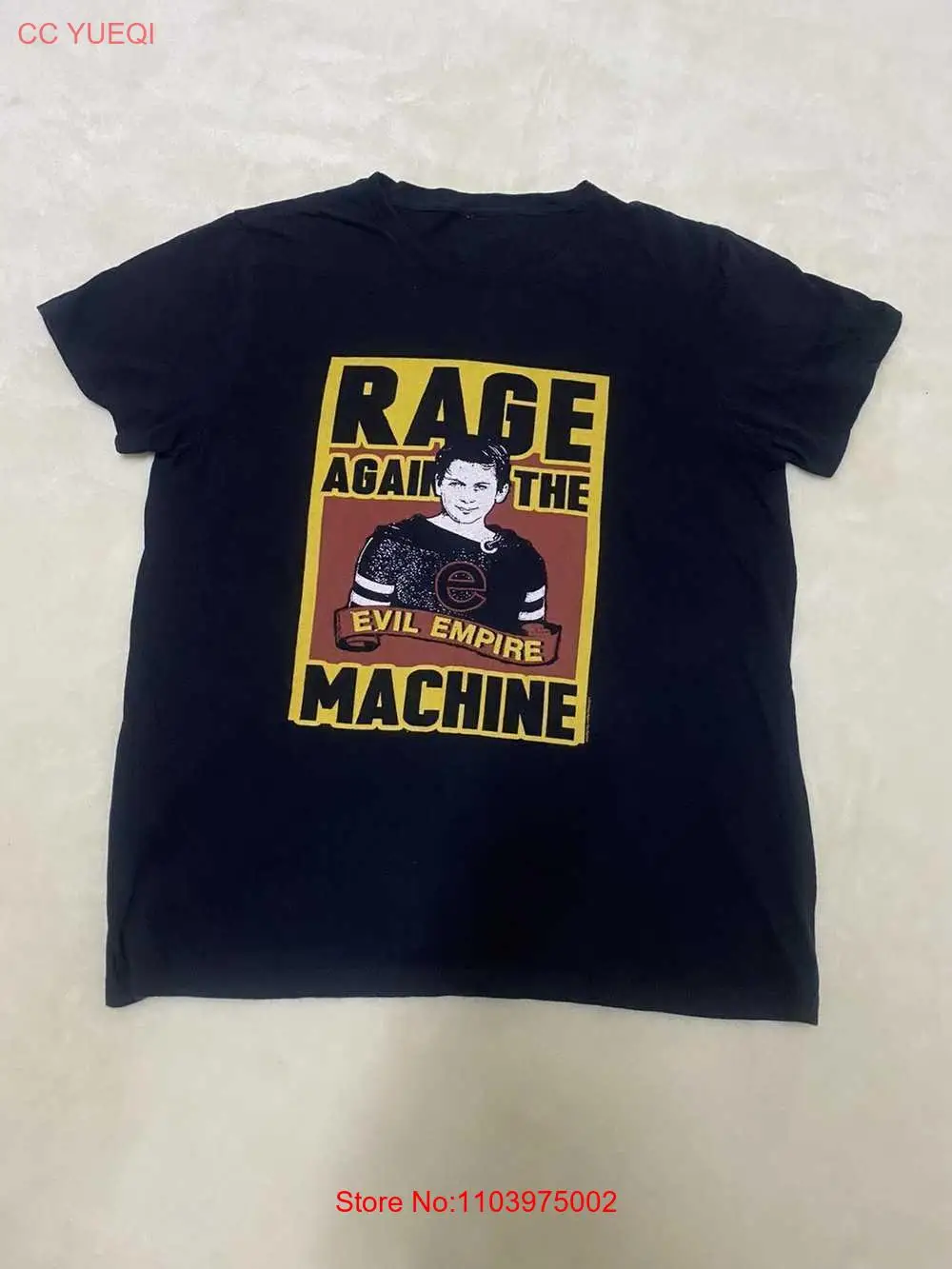 Хлопковая футболка унисекс с принтом Rage Again The Machine band, Размеры S -5XL, BO577