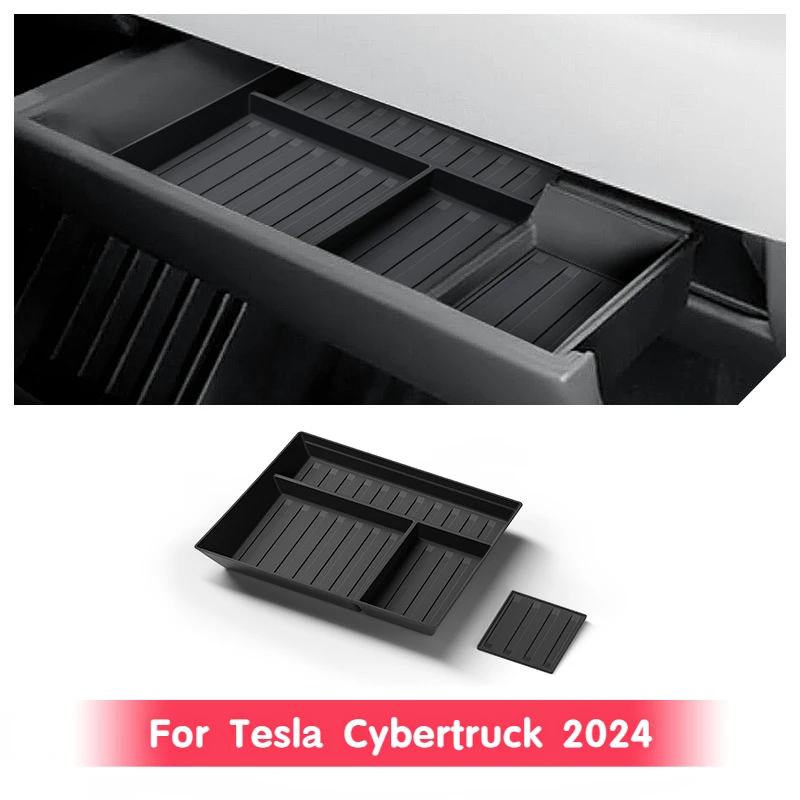 Коробка для хранения перчаток для Tesla Pickup 2024 TPE Glovebox ящик коробки для хранения аксессуары для модификации автомобиля для Tesla Cybertruck