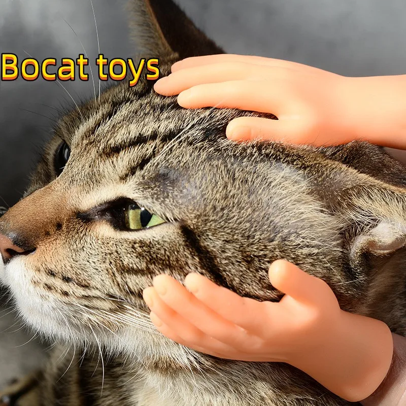 Фото Bocat игрушки забавные мини креативные наборы пальцев маленькие игрушки для рук массажные перчатки мягкие игрушки для домашних животных №3
