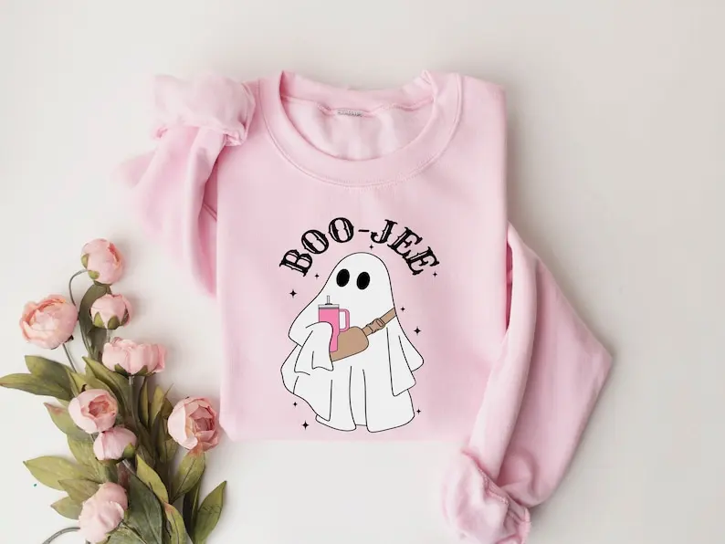 Свитшот на Хэллоуин Boo Jee, ужасная толстовка, сезон, свитер Vibes, подарки на Хэллоуин, забавная тавит, молория, одежда, трюки или подарки