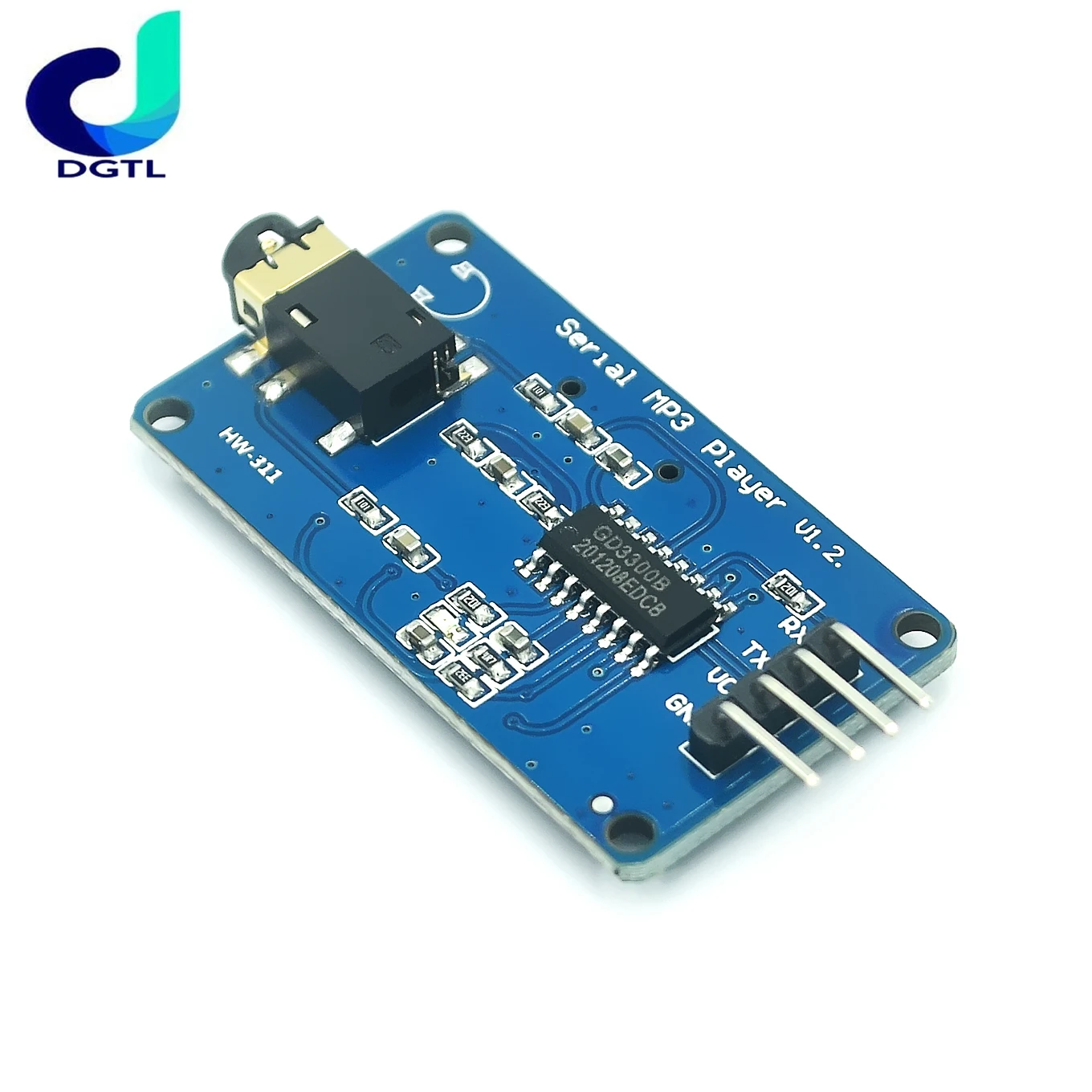 Фото YX6300 UART Control Модуль последовательного MP3-плеера AVR/ARM/PIC для Arduino №2