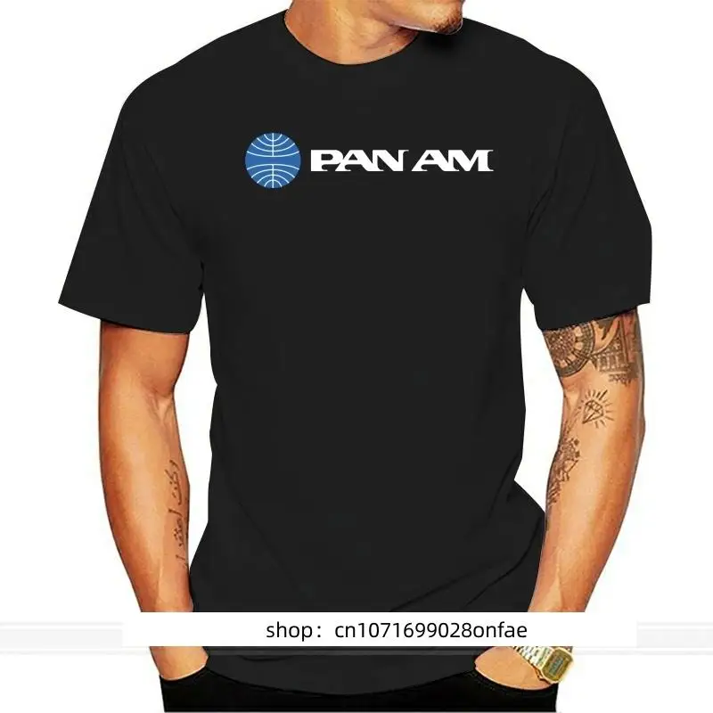 Фото Pan Am 3 Kaus Katun Bar Kaus Fashion Musim Panas Pria Kaus Merek Ukuran Eropa Прямая доставка №1