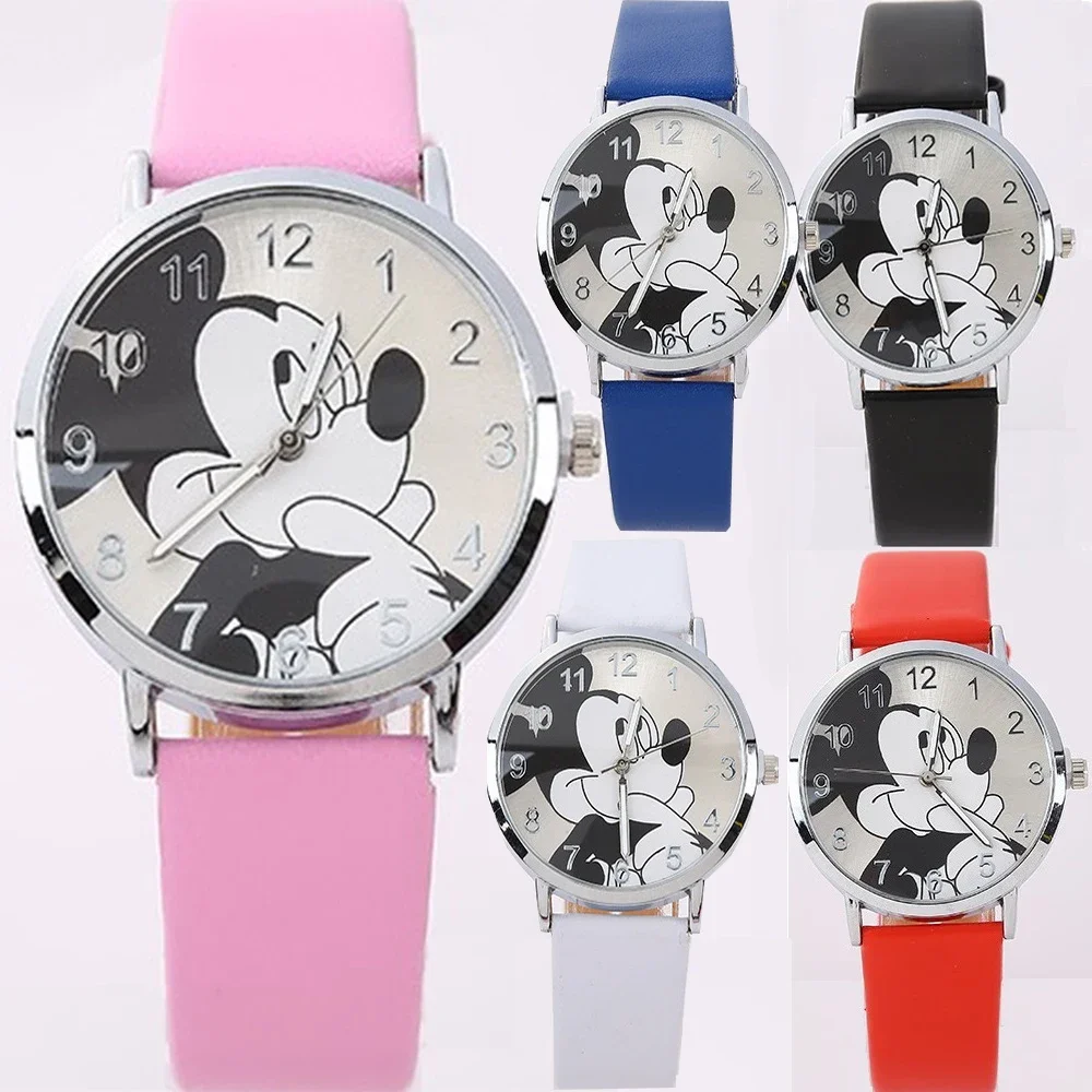 Часы Disney Mickey высокого качества |   Повседневные/платья кварцевые часы из нержавеющей стали |   Подарок унисекс для женских и мужских часов