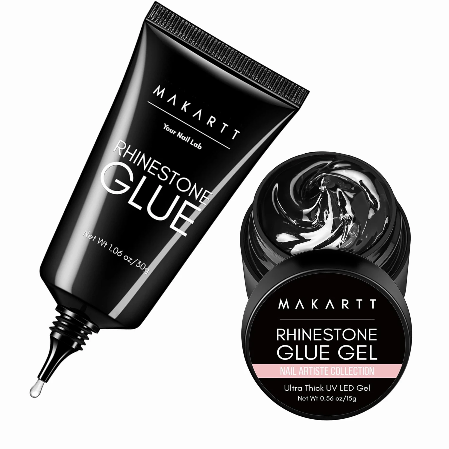 Makartt Клей-гель со стразами для ногтей, 30 г сверхпрочный клейкий гель для драгоценных камней, драгоценностей, блеска, кристаллов, бусин 3D для дизайна ногтей