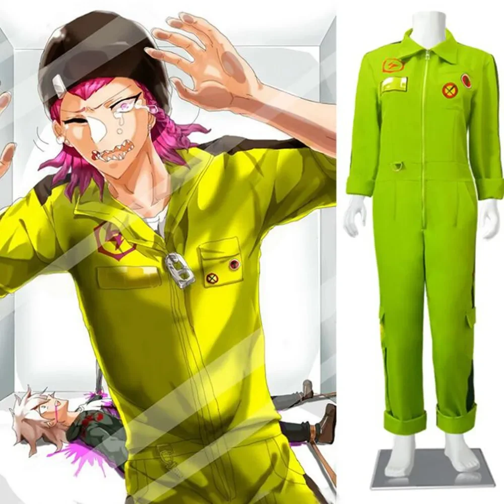 Аниме Danganronpa 2 Kazuichi Souda, комбинезоны, боди, костюмы для косплея