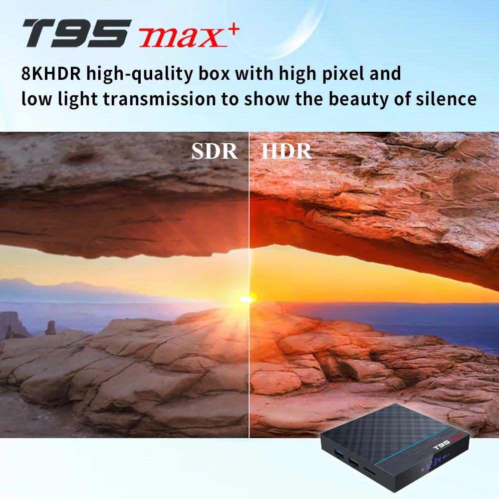 Фото Приставка Смарт-ТВ T95 MAX Plus Amlogic S905X3, Android 3,0, 4 Гб ОЗУ, 64 Гб ПЗУ №4