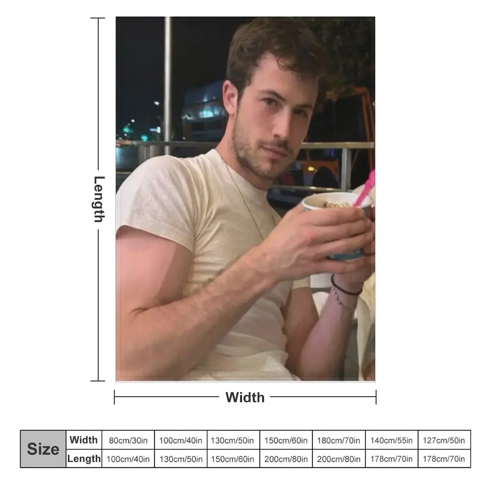 Фото Одеяло Dylan Minnette Одиночные флярные одеяла на Хэллоуин №2
