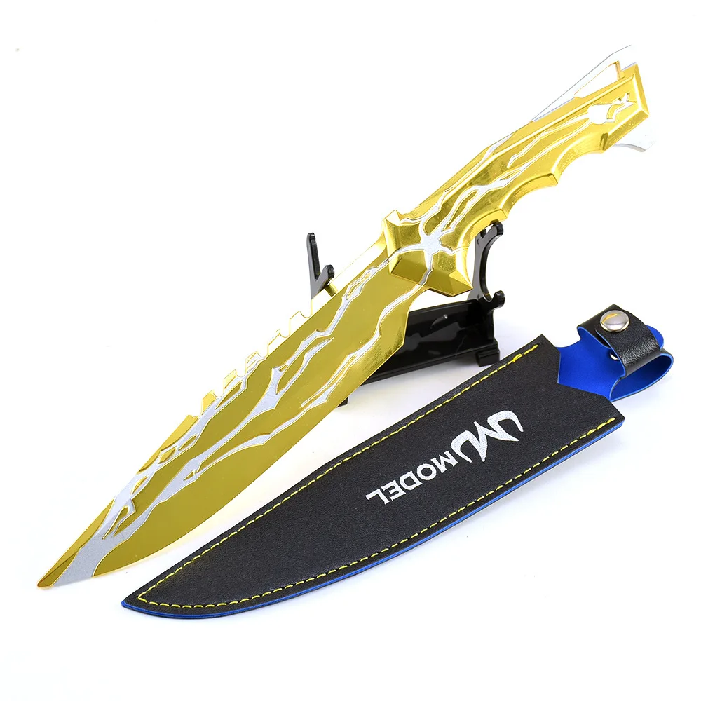 28 см Valorant Weapons Divine Retribution Флуоресцентный нож Игровая периферия Оружие Модель Аксессуары Орнамент Коллекции рукоделия