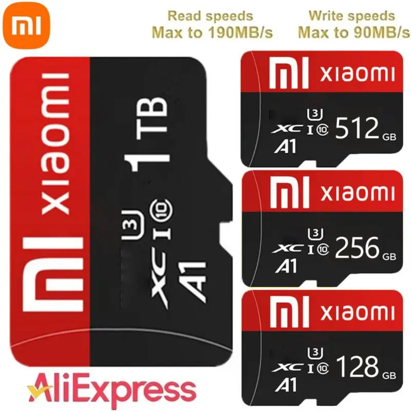 Карта памяти Mijia Xiaomi SD, 1 ТБ, 512 ГБ, 256 ГБ, быстрая карта Micro TF/SD, карта памяти ГБ для Nintendo Switch Ps5