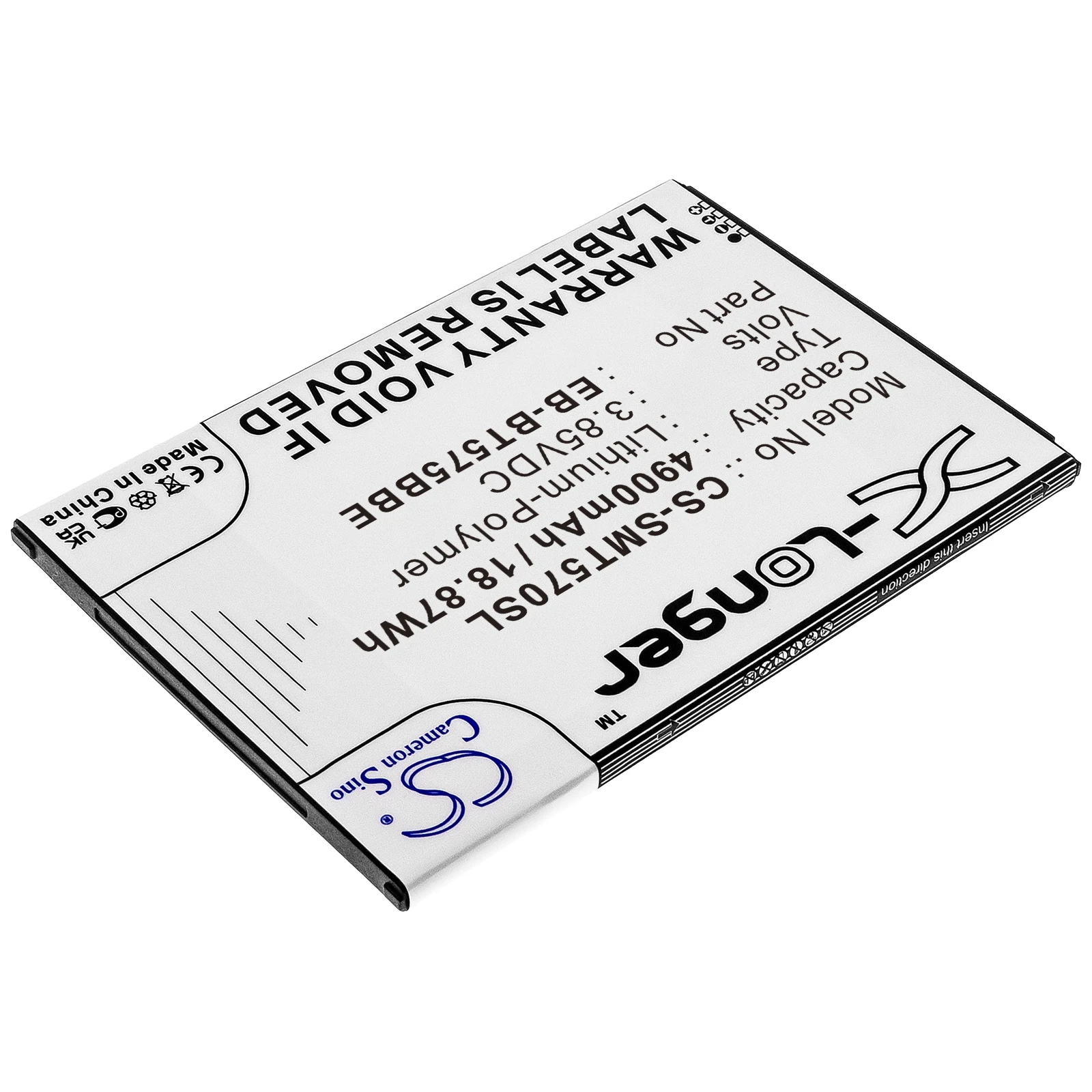 Фото Аккумулятор для планшета Samsung Galaxy Tab Active 3 Active 3 8,0 Active 3 8,0 2020 SM-T570 SM-T575 T575N T577 EB-BT575BBE GH43-05039A №2