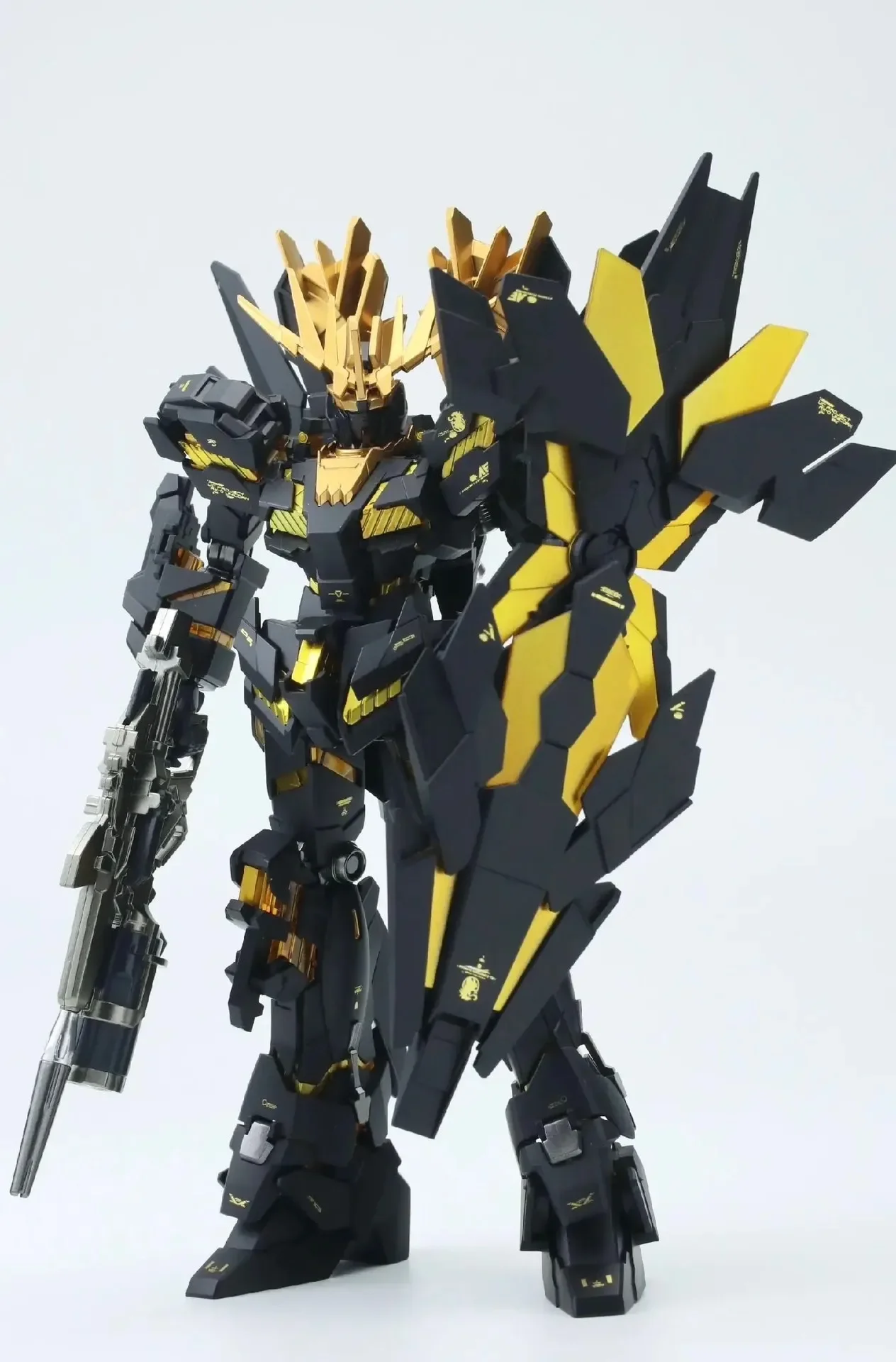 Фото XINGDONG HG 1/144 Единорог 02 Banshee Norn режим разрушения набор моделей в сборе фигурки роботов пластиковая модель детские игрушки №3