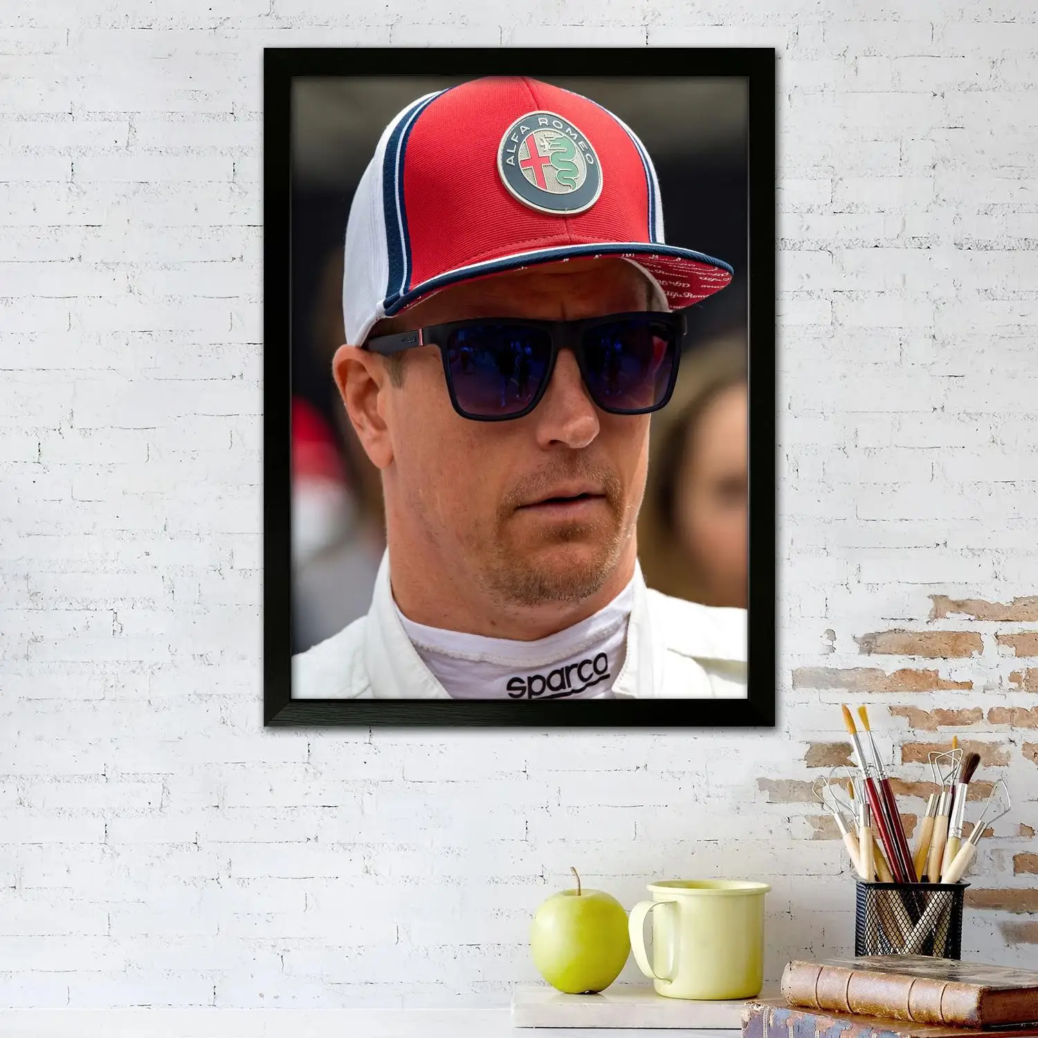 Фото kimi raikkonen холст художественный постер, настенная живопись печать, современные семейные постеры для декора спальни, декоративная живопись №2