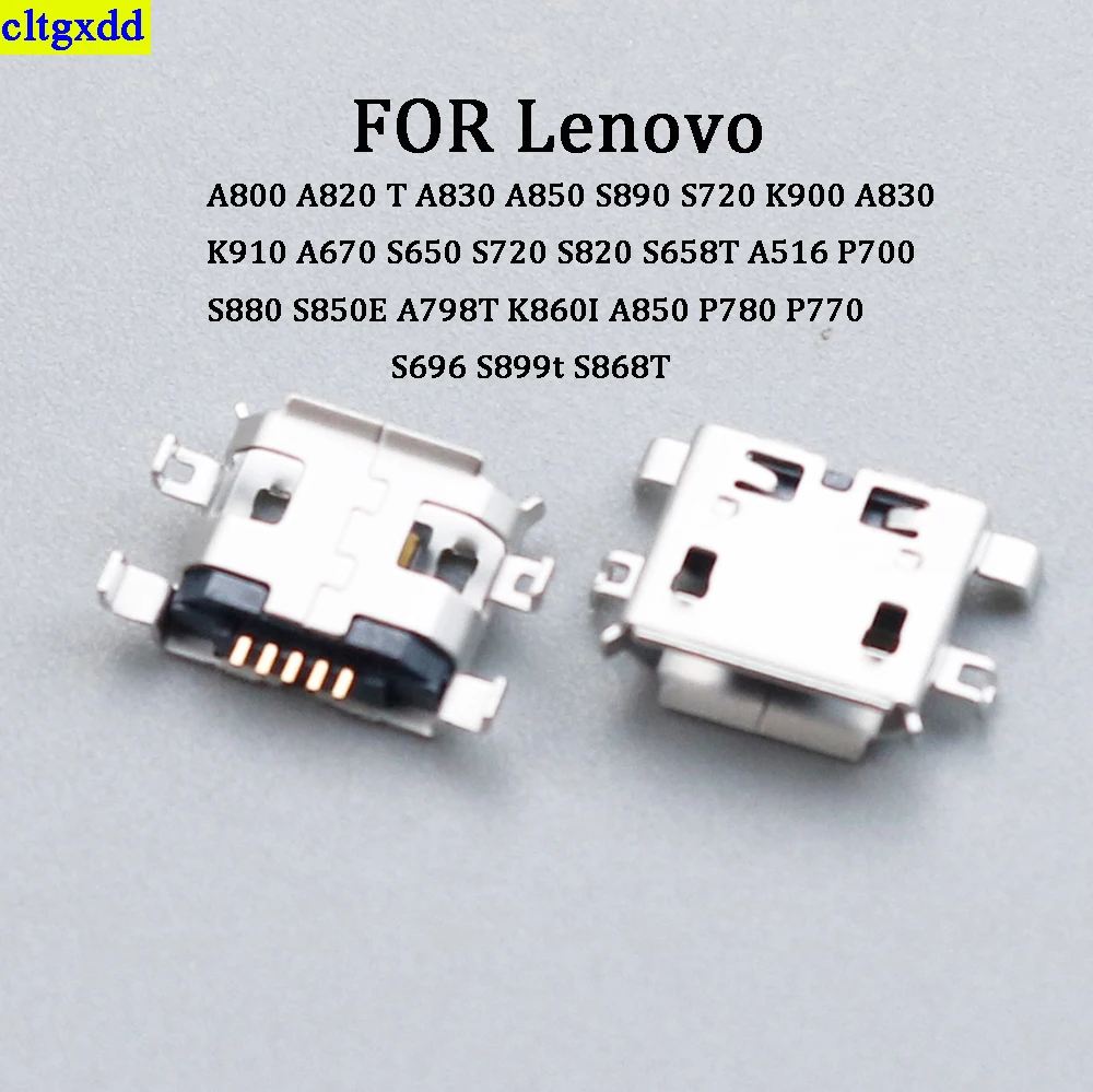 Cltgxdd 5-10 шт. микро-разъем для зарядки для Lenovo A800 A820 A850 S890 S720 K900 A830 S899t S868T задний разъем