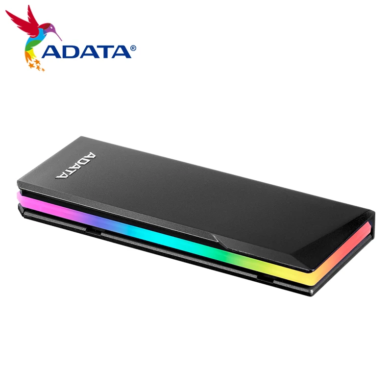 Фото Оригинальный SSD-корпус ADATA EC700G SATA/PCIe M.2 USB 3,2 Gen 2 Type C M2 SSD с RGB Подсветкой №2