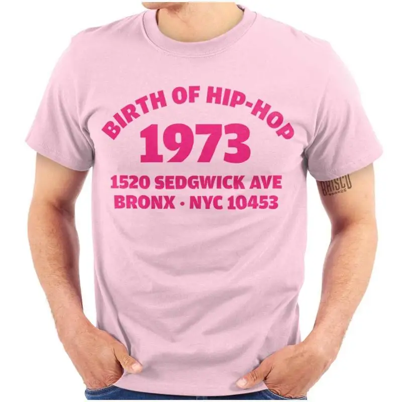 Футболка с рисунком Birth of Hip Hop Bronx NYC 1973, мужская или женская
