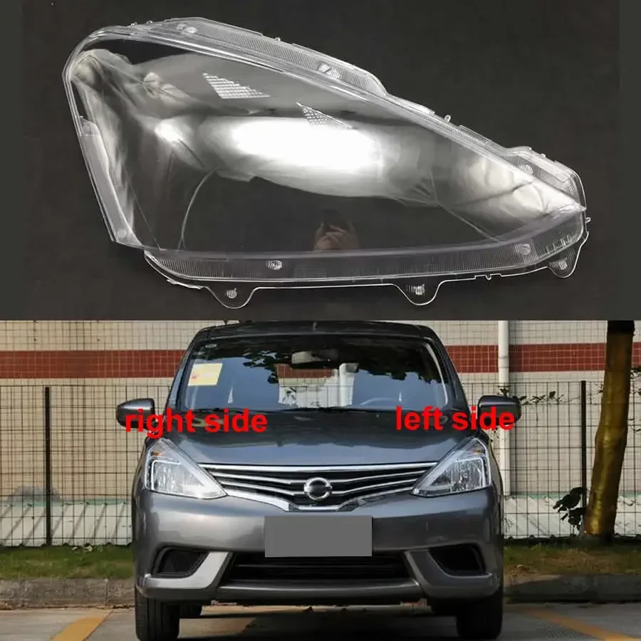 Прозрачный чехол для передней фары Nissan Livina 2013 2014 2015, замена оригинального абажура из плексигласа
