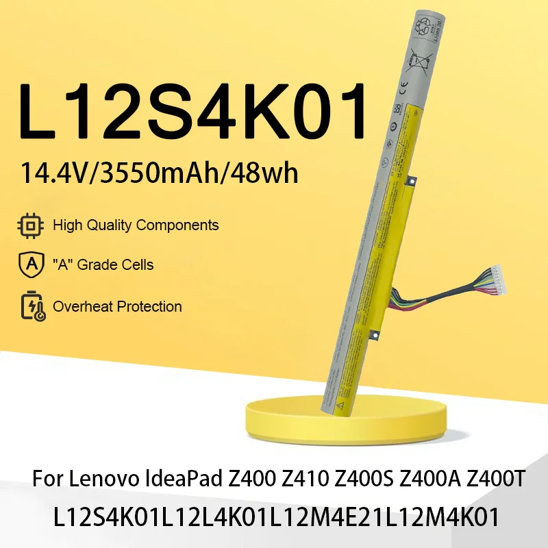 Z400 Z500 L12L4K01 L12S4E21 L12S4K01 L12M4E21 L12M4K01 НОУТБУК для Lenovo IdeaPad Аккумулятор для ноутбука Z500 Z400 P500 Series Компьютеры и офис