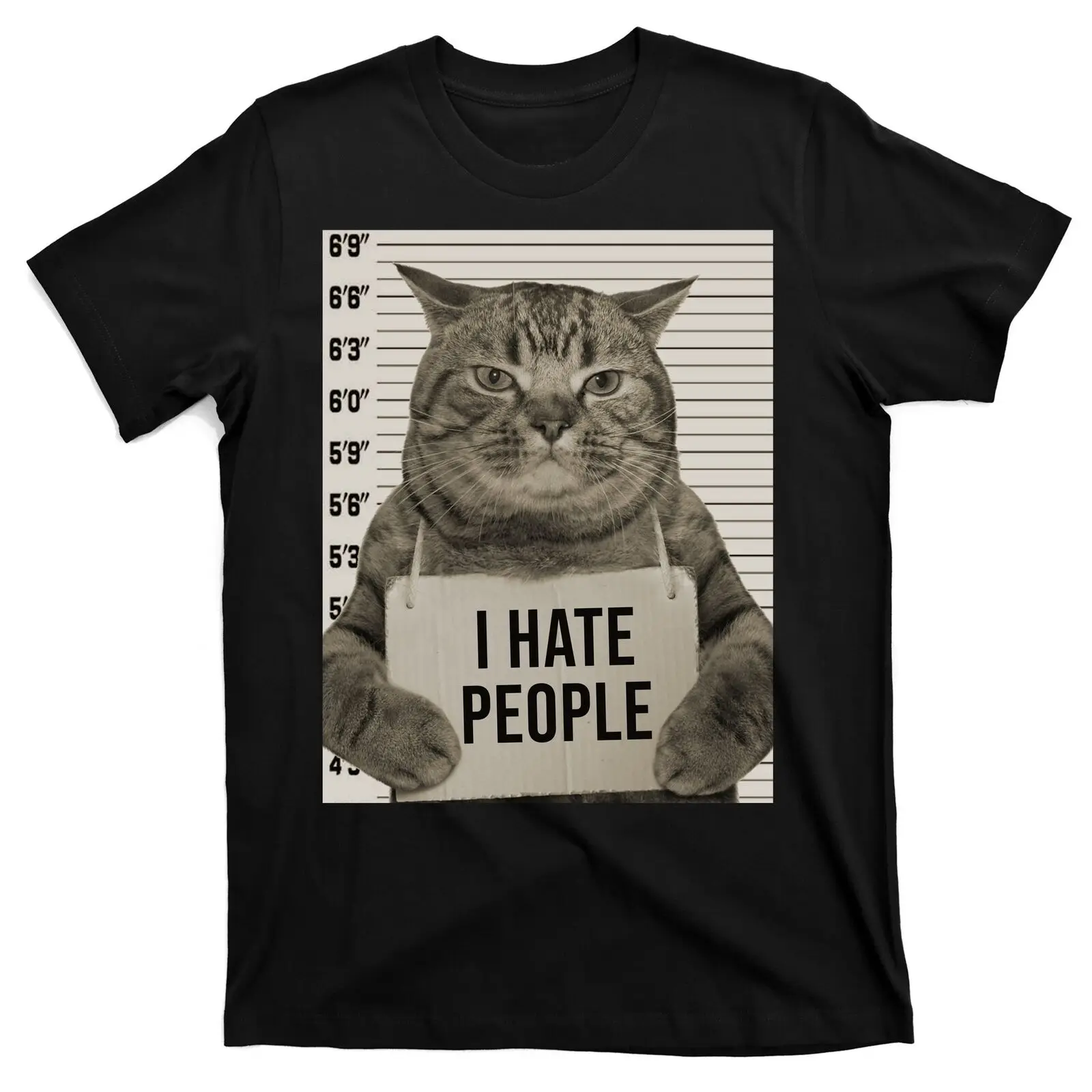 Футболка с надписью «I Hate People»