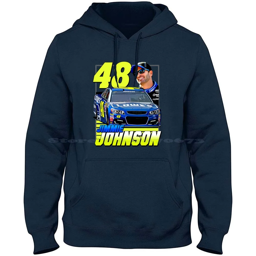 Толстовка с капюшоном из 100% хлопка Jimmie Johnson Légende Num Grupo