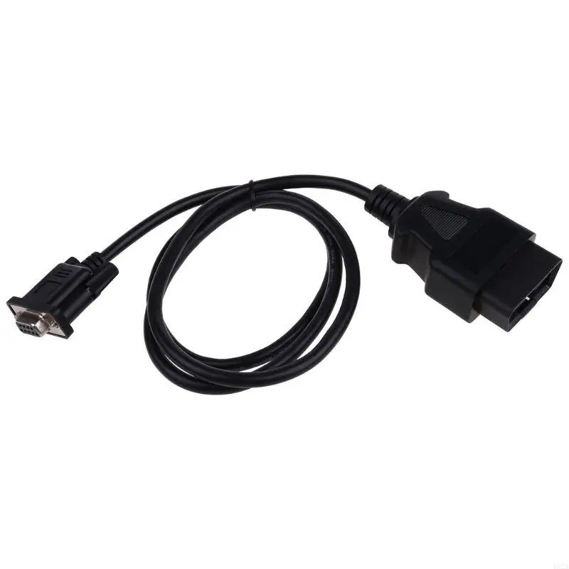 462A Универсальный OBD2 16Pin TO DB9 RS232 Кабель-адаптер Автомобильный диагностический интерфейс