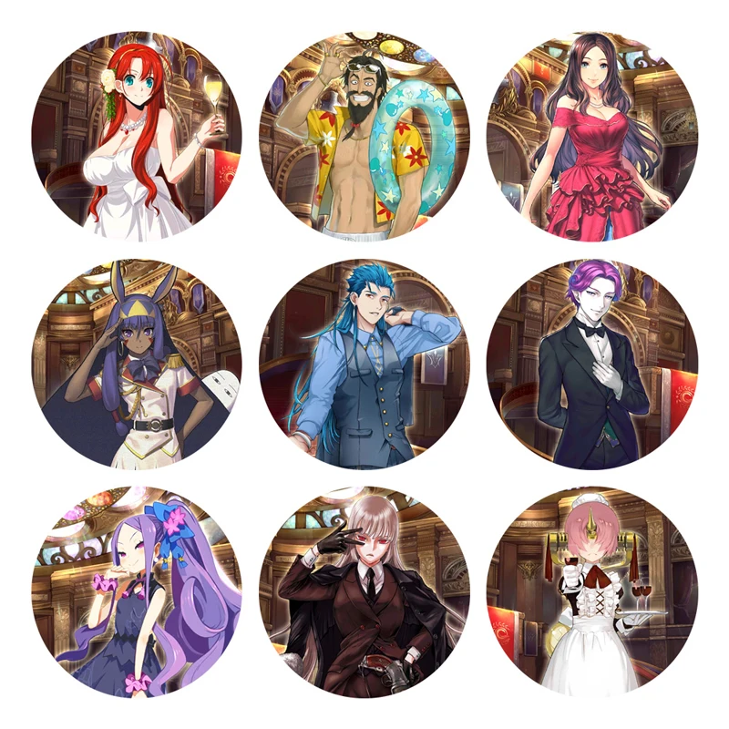 Горячая игра Fate/Grand Order, булавки Fujimaru Ritsuka, значок с героями мультфильмов, аниме, брошь, мягкие пуговицы, украшения для рюкзака, коллекция фанатов, подарки