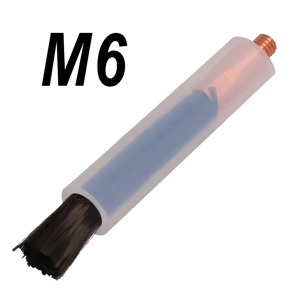 Щетка для чистки инструментов медная крышка M10 MAG MIG, Удаление травы, цвет темпера, TIG, очиститель сварки, Weldseam, практичный