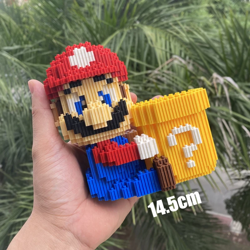 Фото Конструктор Super Mario Brigitte принцесса Куба Летающий Марио сборные подарочные украшения взрослые игрушки для детей фигурки-модели №3