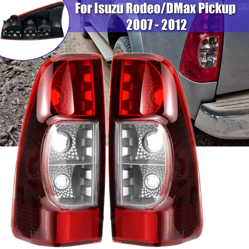 Стоп-сигнал задний автомобильный без лампы для пикапа Isuzu Rodeo Dmax 2007 2008 2009 2010 2011 2012, 2 шт.