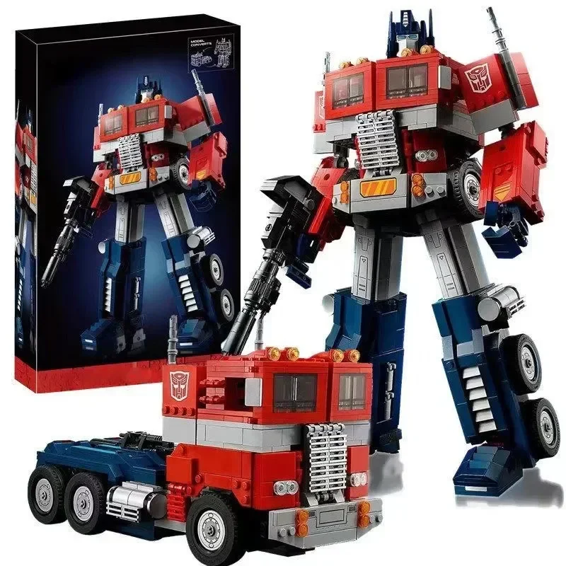 1508 шт. робот-трансформер автомобиль игрушки Optimus Prime строительные блоки 10302 грузовик Autobot деформация Фильмы подарок для детей