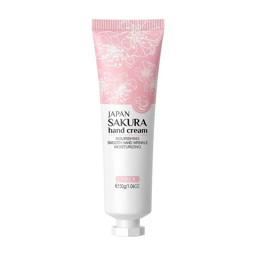 Laikou 4-цветный крем для рук Sakura, увлажняющий крем против растрескивания, уход за кожей, смягчающий питательный крем для рук, нежный восстанавливающий кожу, Wint M2a5 (art.: 3920caaa221c0) - 3920caaa221c0