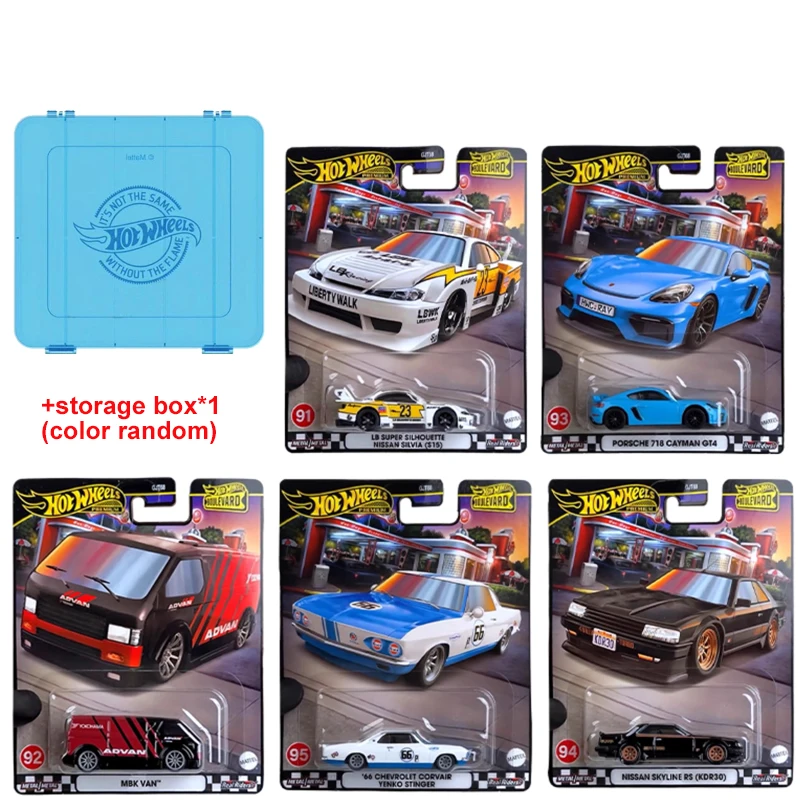 Оригинальный Автомобильный бульвар Hot Wheels премиум-класса для мальчиков 164 литый под давлением Nissan Silvia Skyline Porsche 718 Chevrolet Corvair MBK VAN (art.: 3920c59c31275) - 3920c59c31275