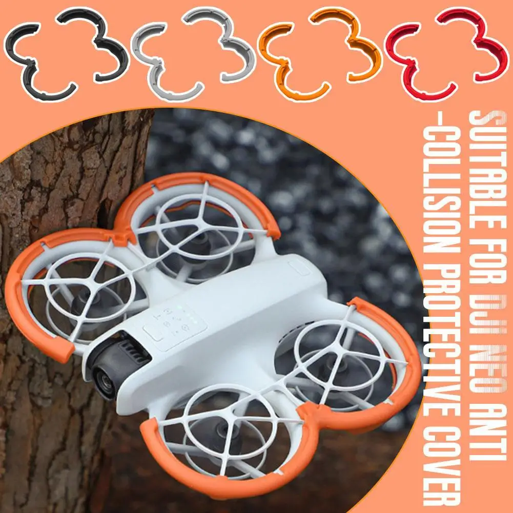 Защита пропеллера для DJI NEO, защитный чехол для бампера, опора для дрона, клетка, крышка, защита от весла, TPE, защита от столкновений